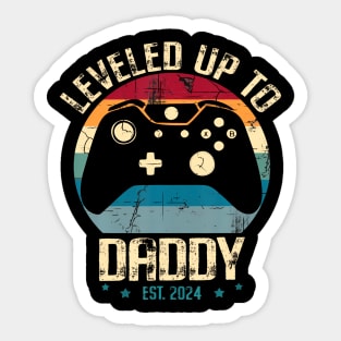 Dad Level Unlocked Est. 2024 Sticker